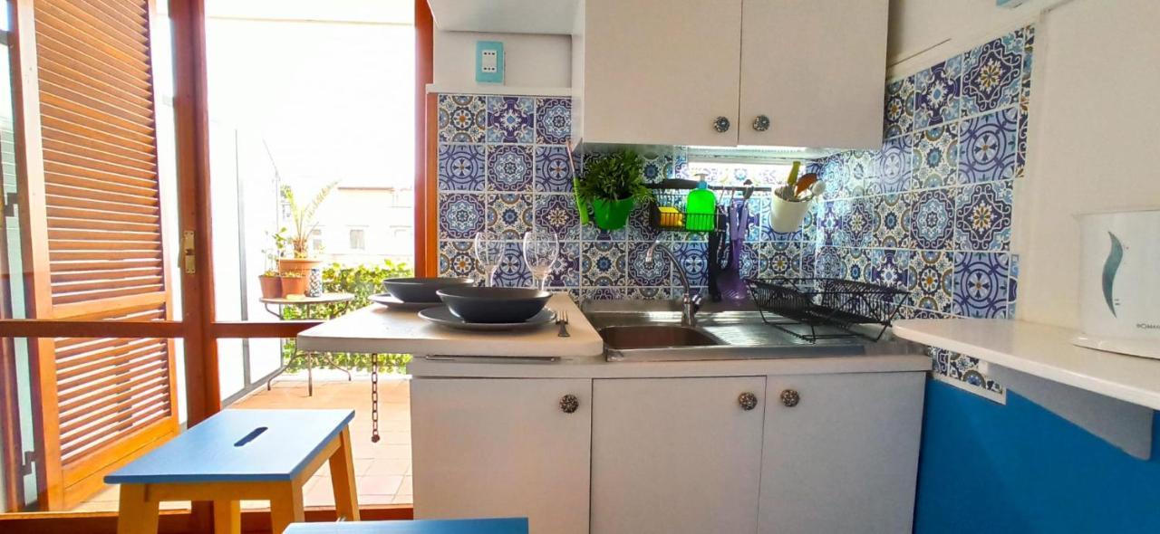"Sea-See" Studio Taormina Center - Bellissima Vista Mare - Corner Kitchen Buitenkant foto